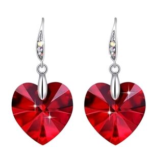 NEW Red Heart Earrings Valentines